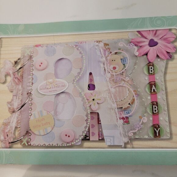 Nicole Build a Memory BABY Clear Acrylic Album MEM 5411 NEW - Picture 2 of 5
